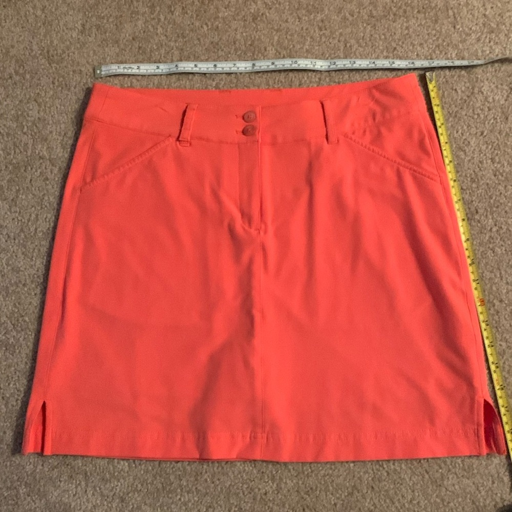 Calloway orange golf skort 8